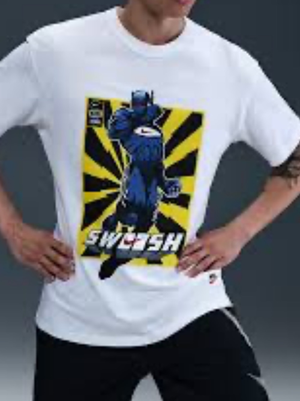 NIKE Men's Max90-fitness-t-shirt Swooshman Size M L